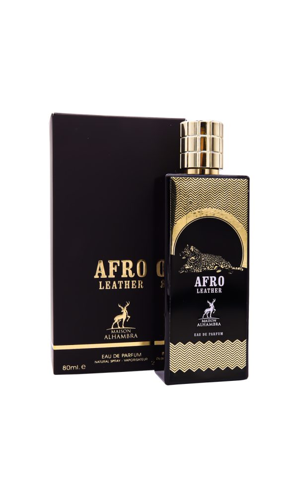 Afro Leather de la Maison Alhambra -Apa de Parfum pentru Barbati 80ml
