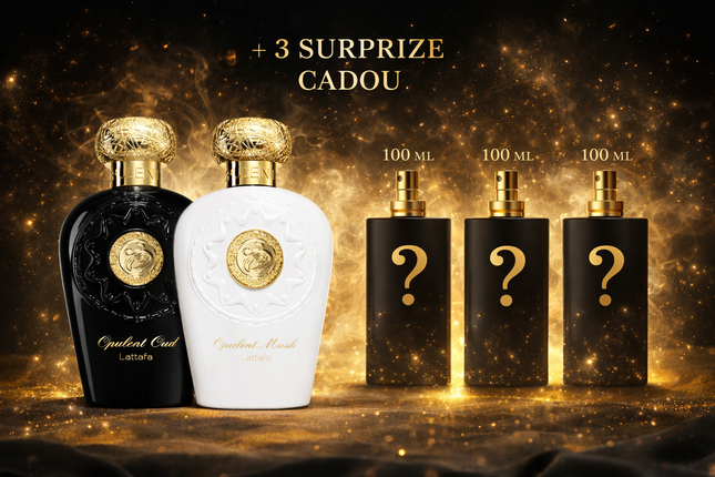 Opulent Oud + Opulent Musk + 3 Parfumuri de 100ML Surpriza