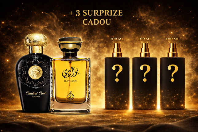 Opulent Oud + Bawadi + 3 Parfumuri de 100ML Surpriza