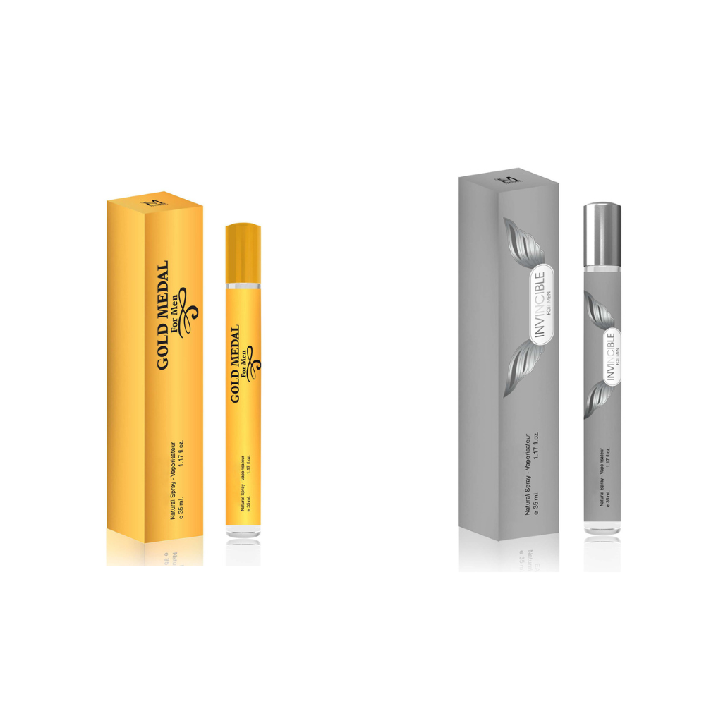 Set 2 Parfumuri pentru Barbati 35ML, Gold Medal + Invincible - CasaDeParfumuri