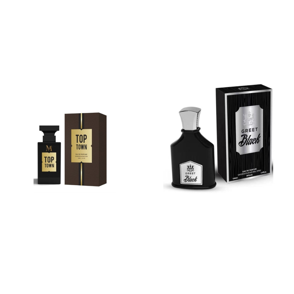 Set 2 Parfumuri pentru Barbati 100ML, Top Town + Greet Black - CasaDeParfumuri