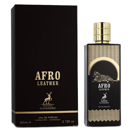 Afro Leather de la Maison Alhambra -Apa de Parfum pentru Barbati 80ml