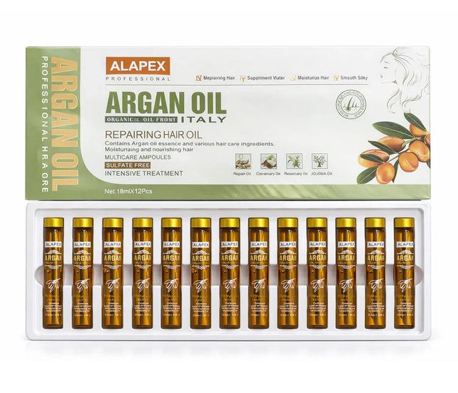 Tratament capilar ALAPEX Professional Argan Oil Repairing Hair Oil