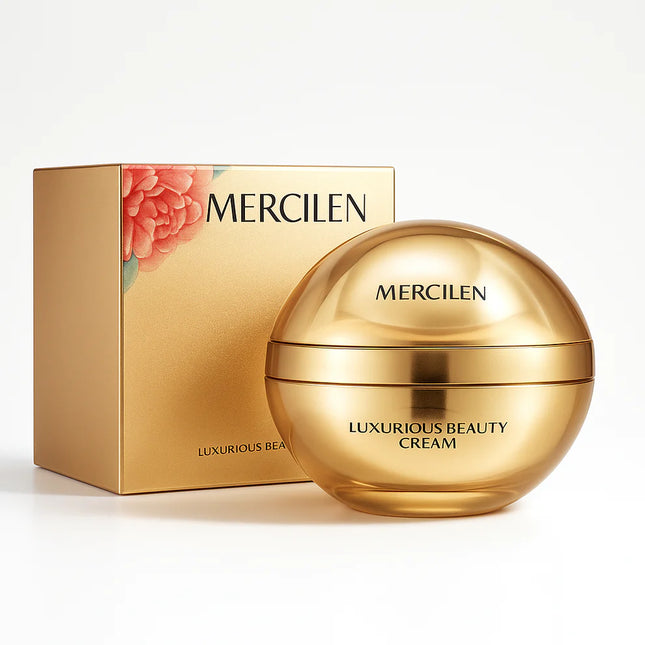 Cremă facială Mercilen cu efect de fermitate cu cordyceps și ganoderma 50 g