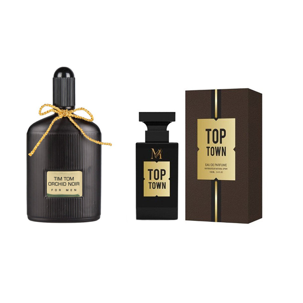 Set 2 Parfumuri pentru Barbati 100ML, Tim Tom Orchid Black + Top Town - CasaDeParfumuri