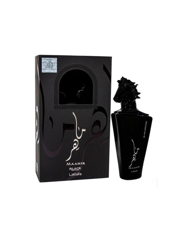 Maahir Black Edition de la Lattafa - Apa de Parfum pentru Barbati 100ml