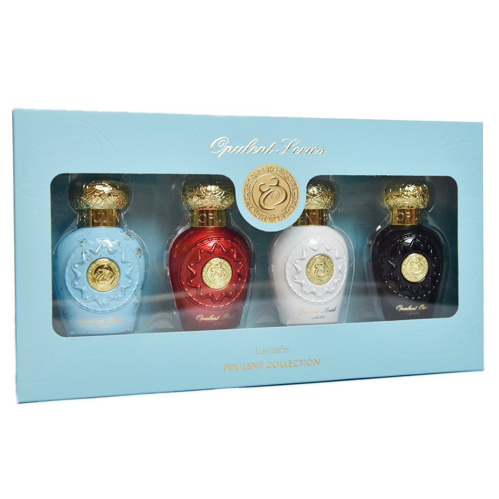 Set 4 Parfumuri Arabesti Lattafa Opulent 25ML, Opulent Dubai + Opulent Musk + Opulent Oud + Opulent Red