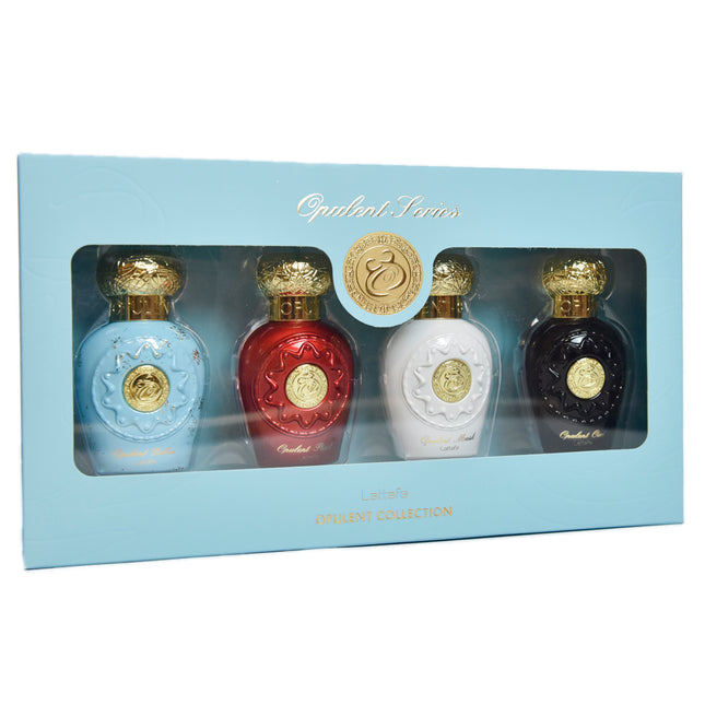 Set 4 Parfumuri Arabesti Lattafa Opulent 25ML, Opulent Dubai + Opulent Musk + Opulent Oud + Opulent Red