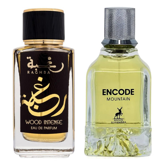 Set 2 Parfumuri Barbati Arabesti 100ML, Raghba Wood  + Encode Mountain