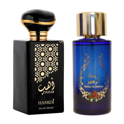 Set 2 Parfumuri Arabesti pentru Barbati, la 100ML fiecare, Dahab de la Hamidi +Rehat Al Zahoor de la Risala