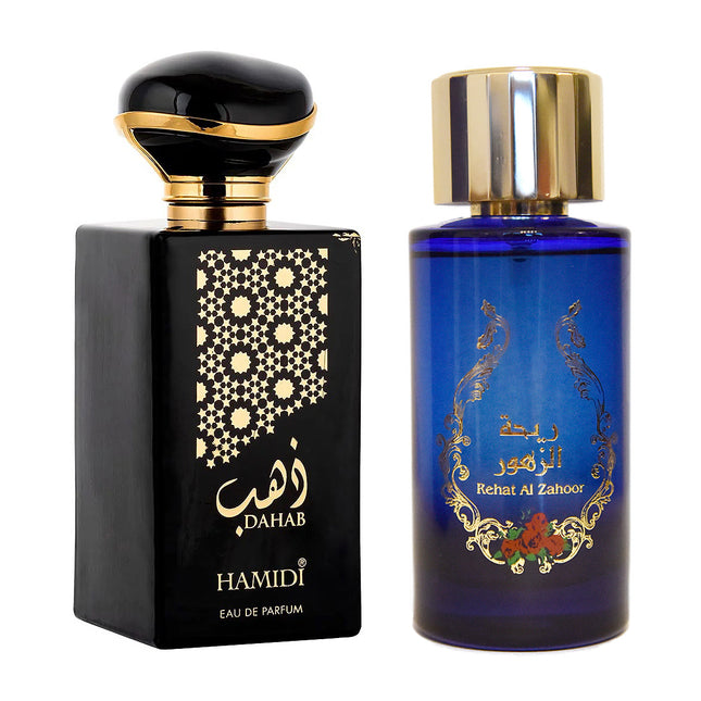Set 2 Parfumuri Arabesti pentru Barbati, la 100ML fiecare, Dahab de la Hamidi +Rehat Al Zahoor de la Risala