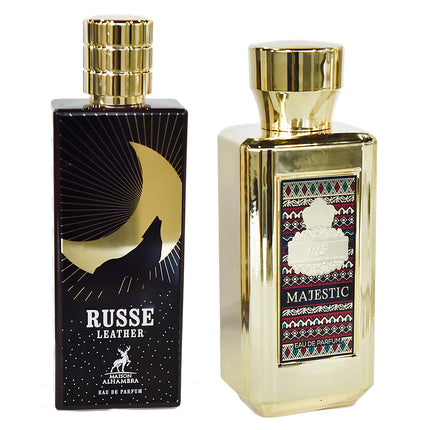 Set 2 Parfumuri pentru Barbati Arabesti 100ML, Russe Leather + Majestic