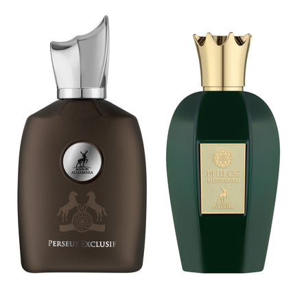 Set de LUX pentru Barbati de la Alhambra: Perseus Exclusif  si Philos Messenger la 100 ml fiecare