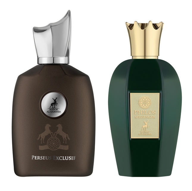 Set de LUX pentru Barbati de la Alhambra: Perseus Exclusif  si Philos Messenger la 100 ml fiecare