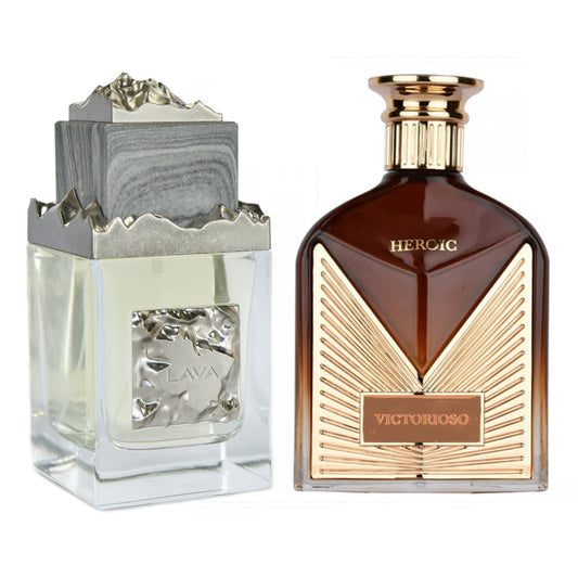 Set 2 Parfumuri Barbati Arabesti 100ML, Lava + Victorioso Heroic